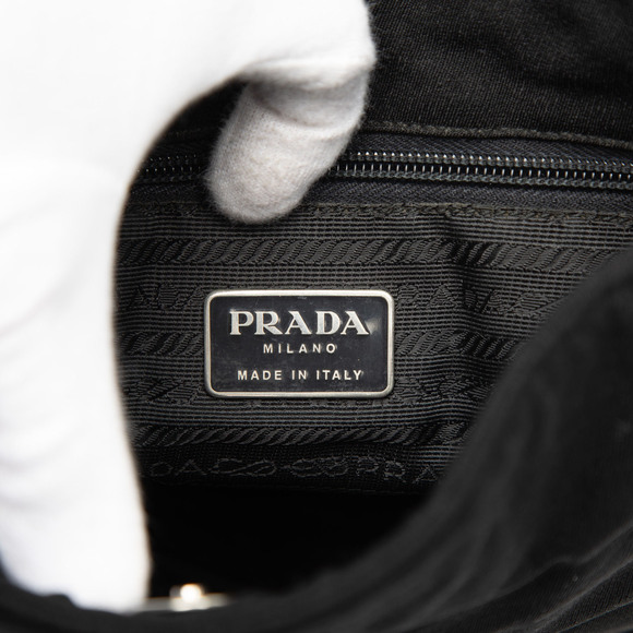 Pre-Loved Prada Cotton Shoulder Bag - Picture 5 of 7